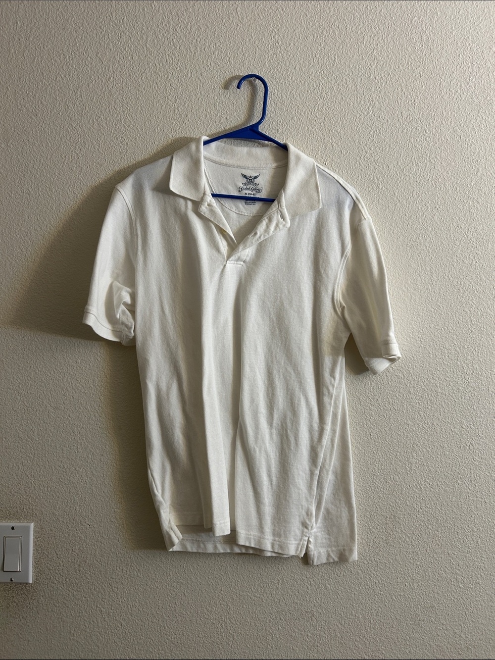 Faded Glory Men's Cream Polo Shirt